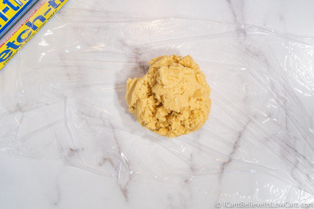 Low Carb Sugar Cookie dough before wrapping in plastic