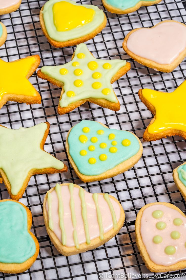 Low Carb Keto Sugar Cookies Recipe SugarFree & Royal Icing