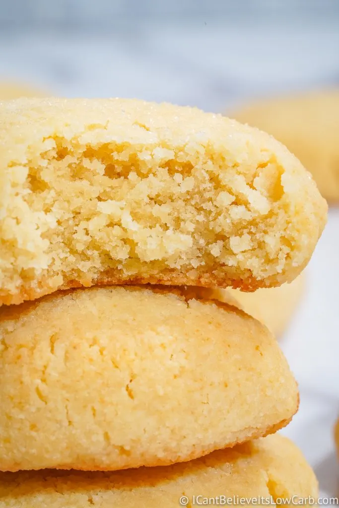 Close-up of Keto Sugar Cookies