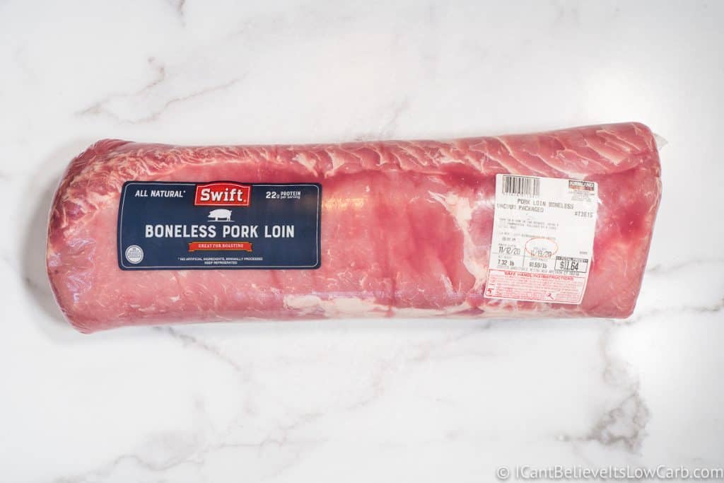 Boneless Pork Loin Roast raw