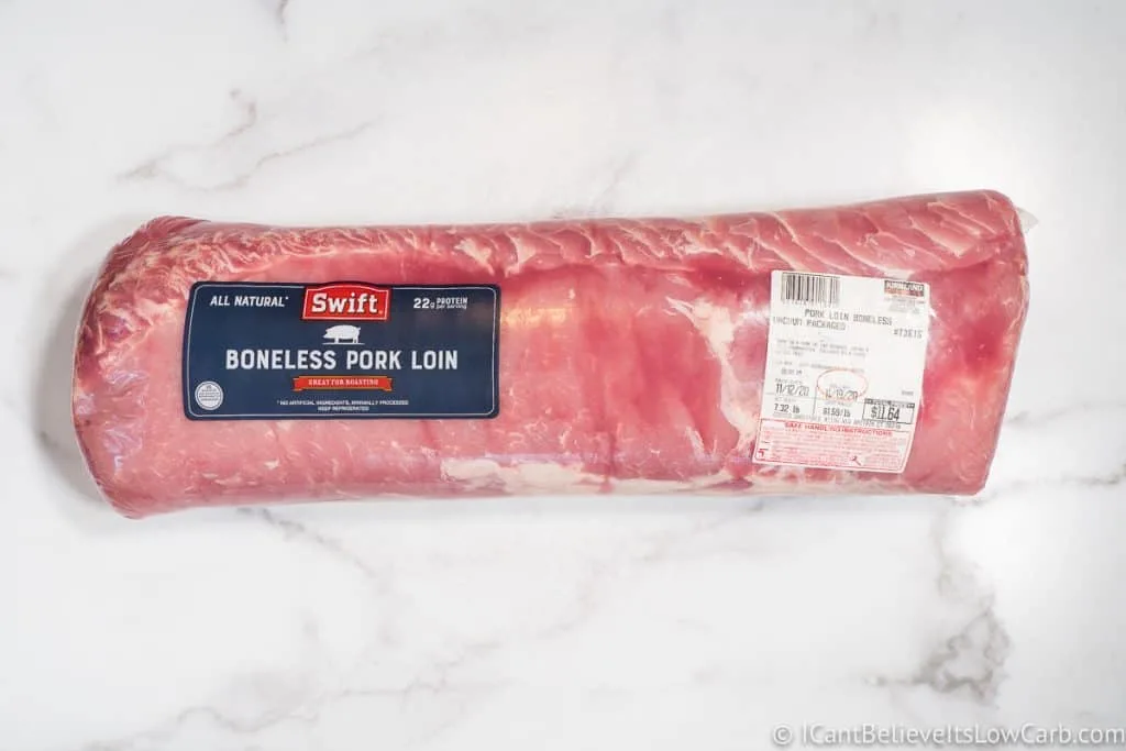 Boneless Pork Loin Roast raw