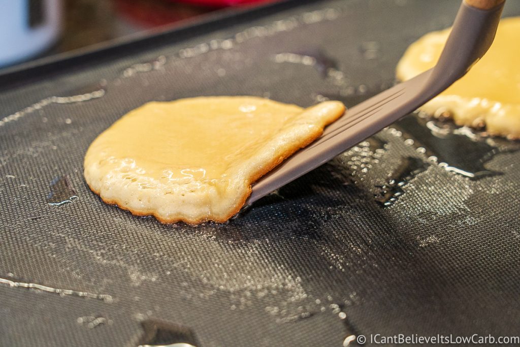 Flipping Keto Pancakes