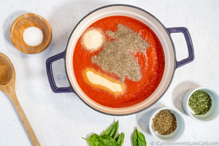 Best Keto Tomato Spaghetti Sauce Low Carb Marinara Sauce