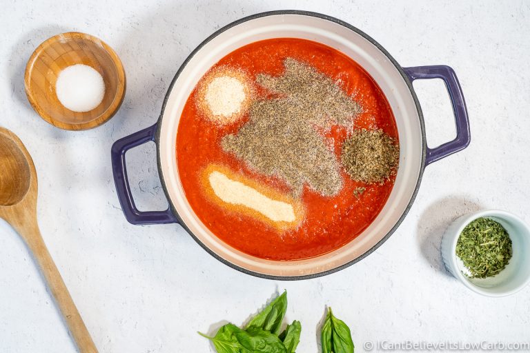 Best Keto Tomato Spaghetti Sauce | Low Carb Marinara Sauce