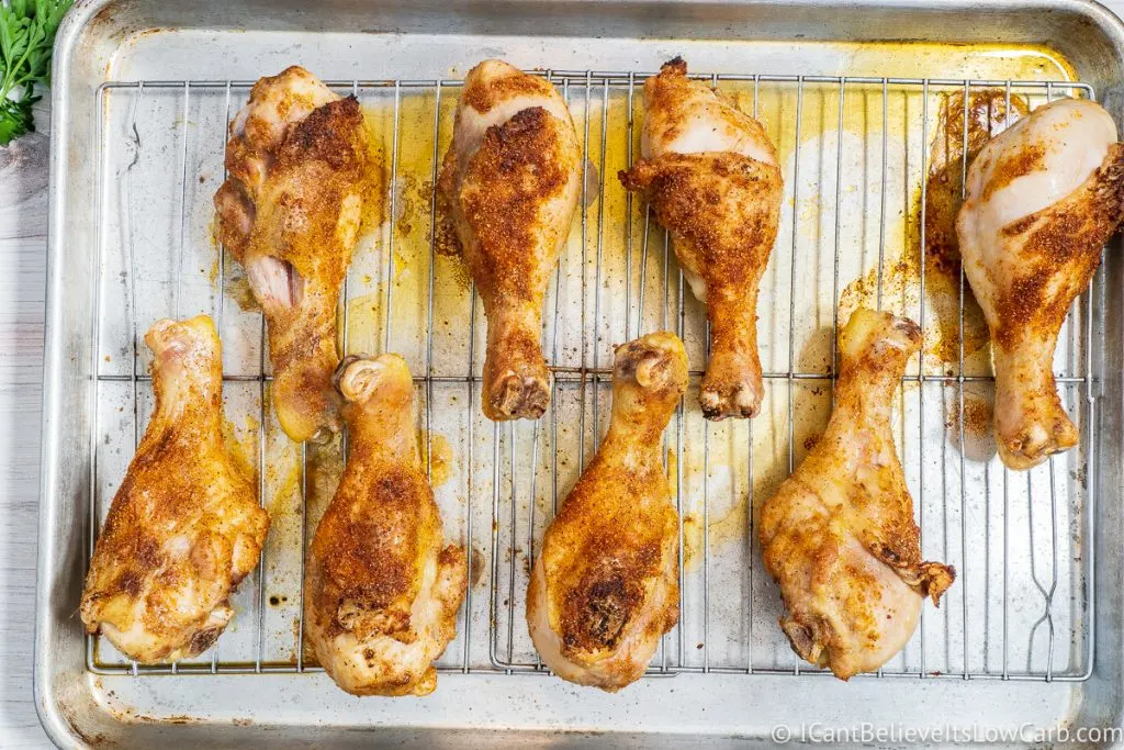 Baked Chicken Drumsticks on sheet pan