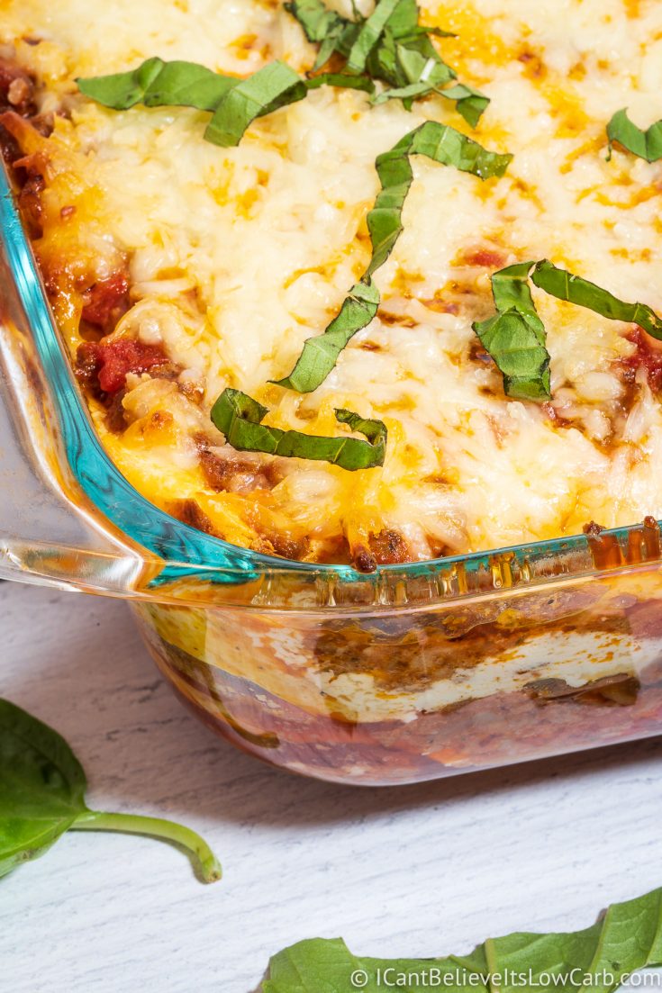 Easy Keto Lasagna Recipe | with Low Carb Lasagna Noodles