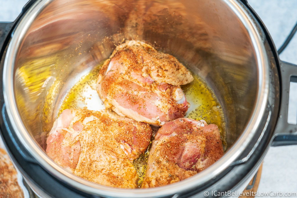 searing Chicken Thighs