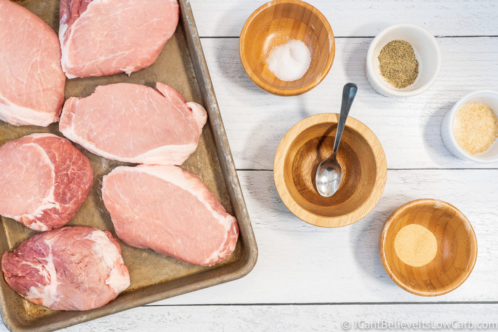 Ingredients for Instant Pot Pork Chops