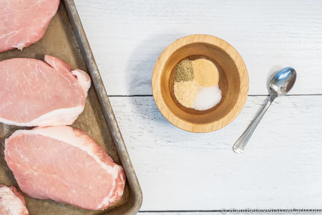 Pork Chops Seasoning in a bowl