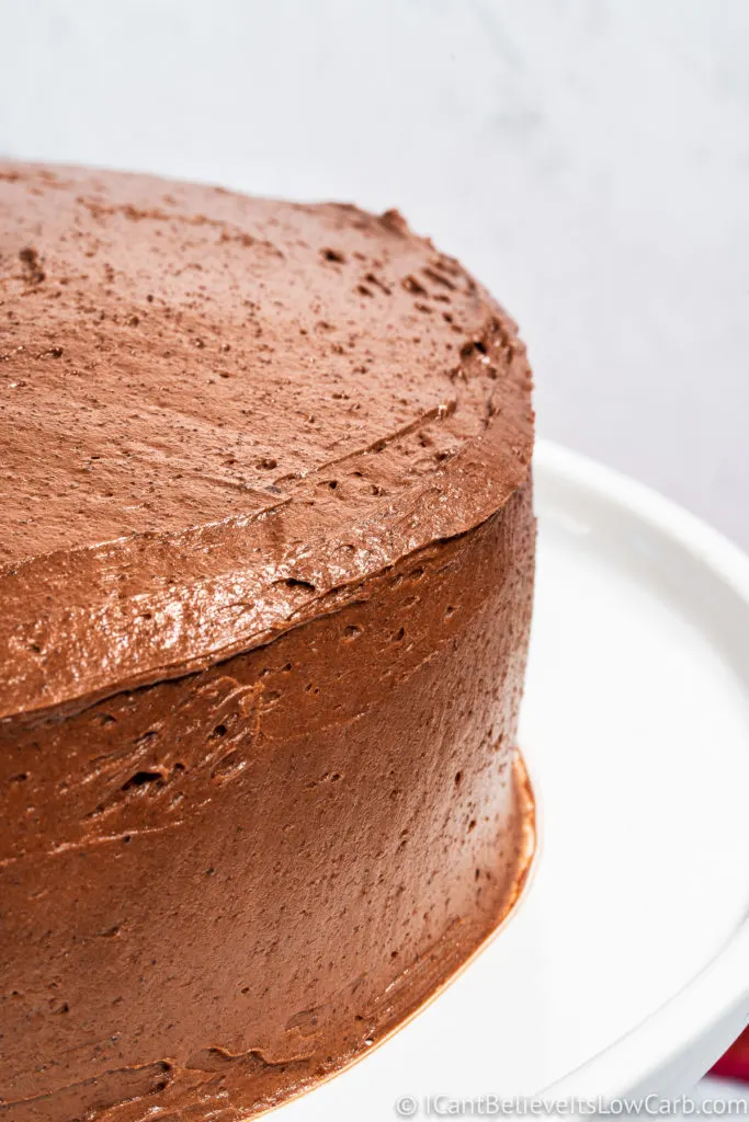 How to frost a Keto Chocolate Cake