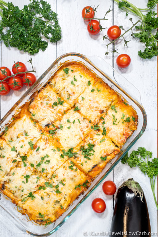 Easiest Keto Eggplant Lasagna Recipe | Low Carb & Vegetarian