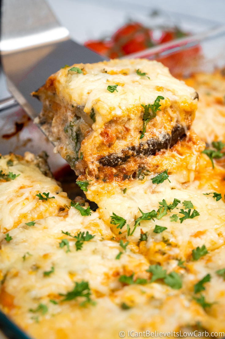 Easiest Keto Eggplant Lasagna Recipe Low Carb & Vegetarian