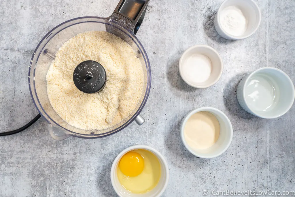 Ingredients for Keto Low Carb Tortillas