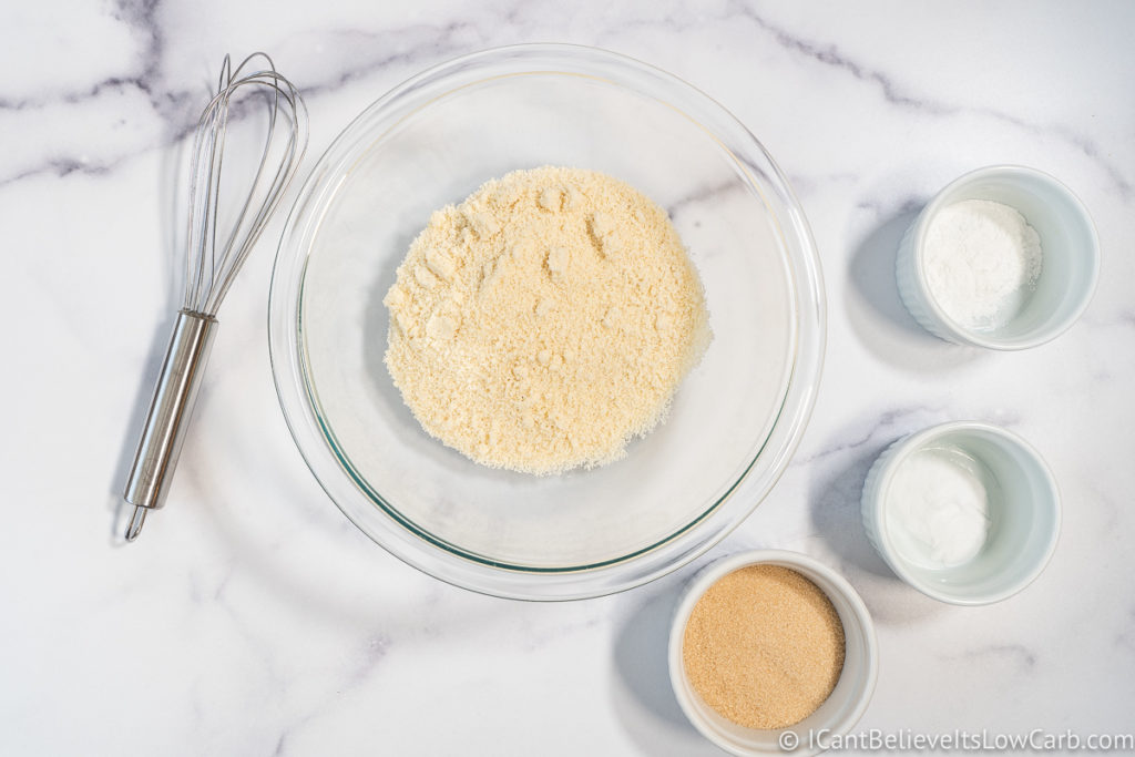 Keto Donuts Dry Ingredients in a bowl