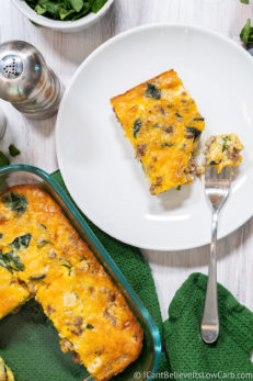 Easy Keto Breakfast Casserole Recipe | Low Carb Egg Bake