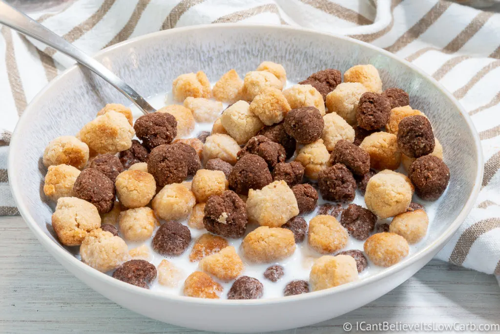 a bowl full of Keto Cereal