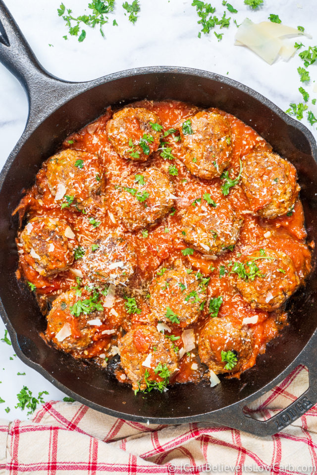 BEST Keto Meatballs Recipe | How To Make Low Carb Meatballs