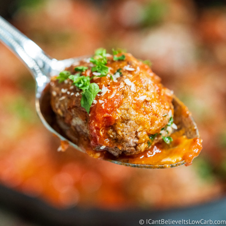 BEST Keto Meatballs Recipe | How To Make Low Carb Meatballs