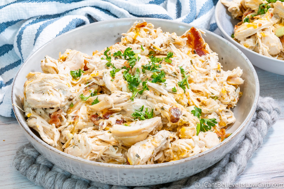 Keto Crack Chicken Recipe (Slow Cooker Crock Pot Chicken)