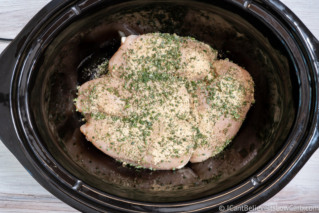 Cover the Chicken with seasonings