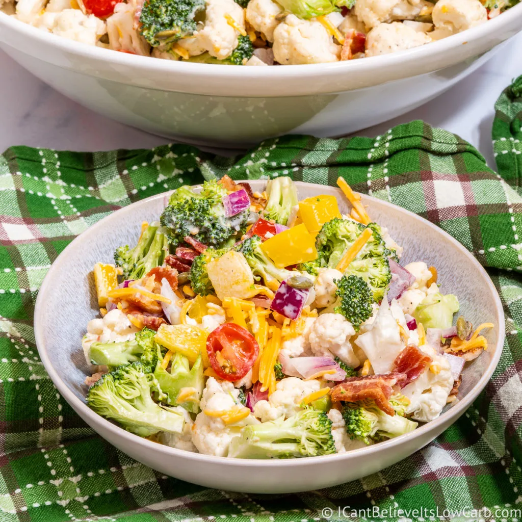 Broccoli Cauliflower Salad Recipe