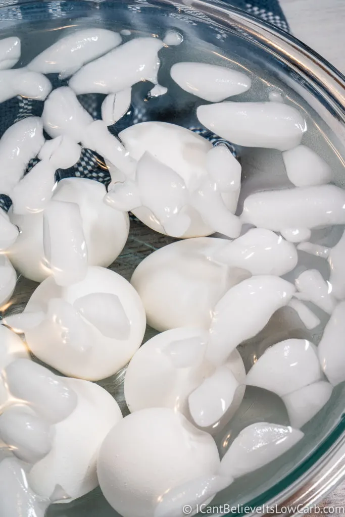 Hard Boiled Eggs Ice Bath