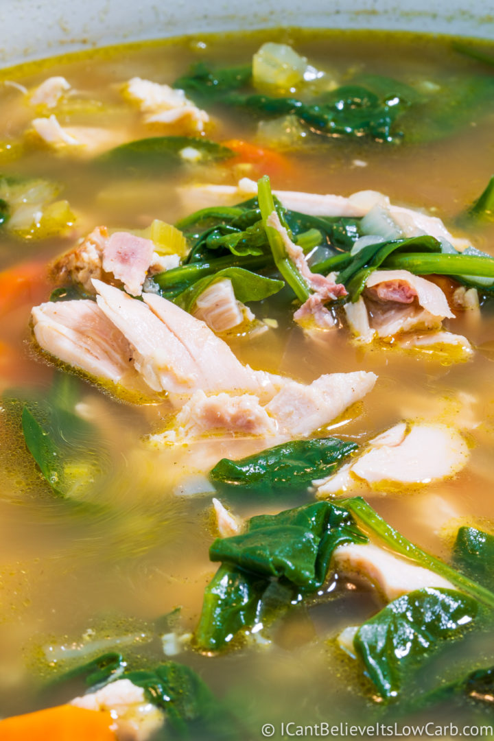 Easy Low Carb Keto Chicken Soup Recipe
