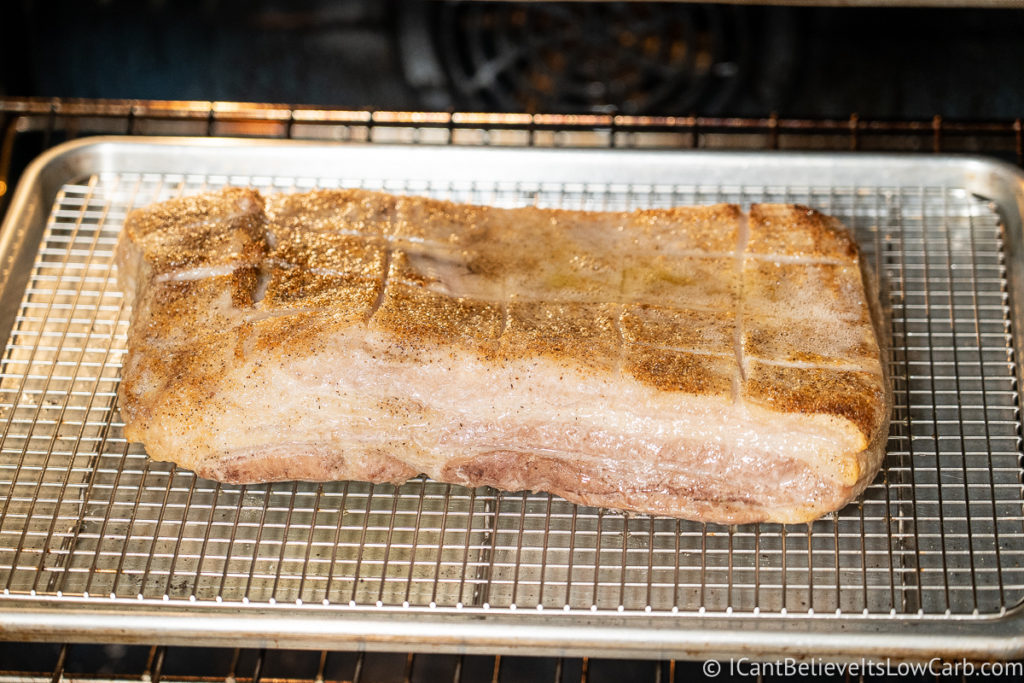 Cooking Pork Belly in the oven