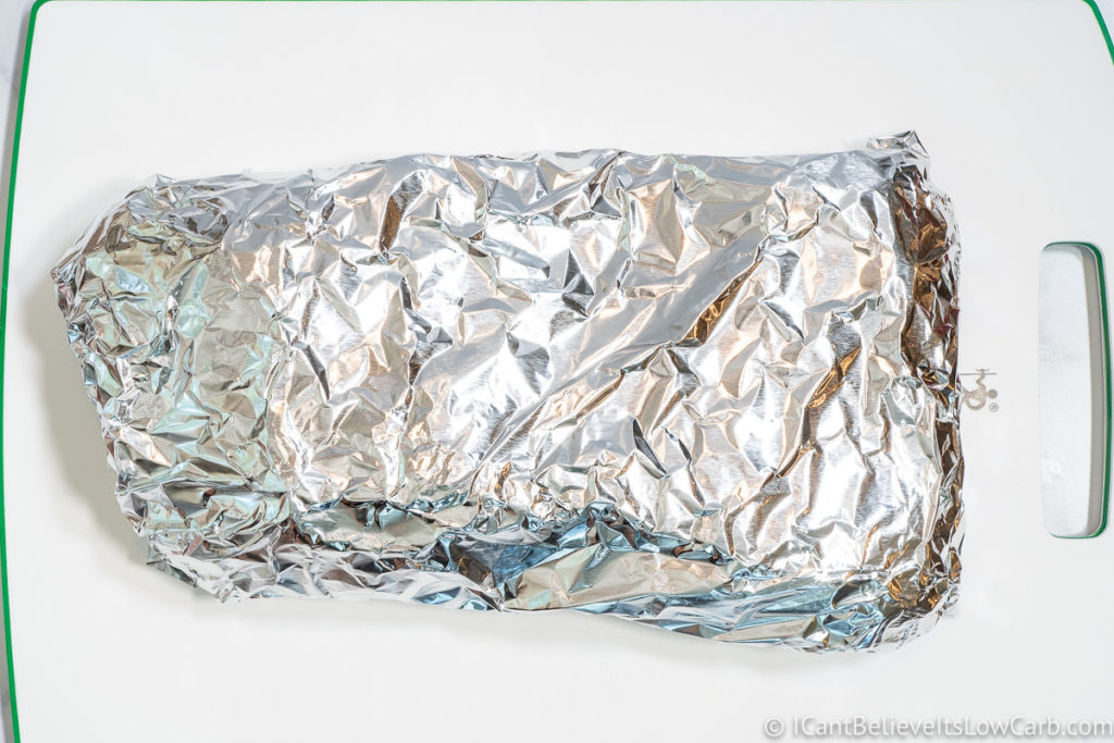 Pork Belly wrapped in aluminum foil