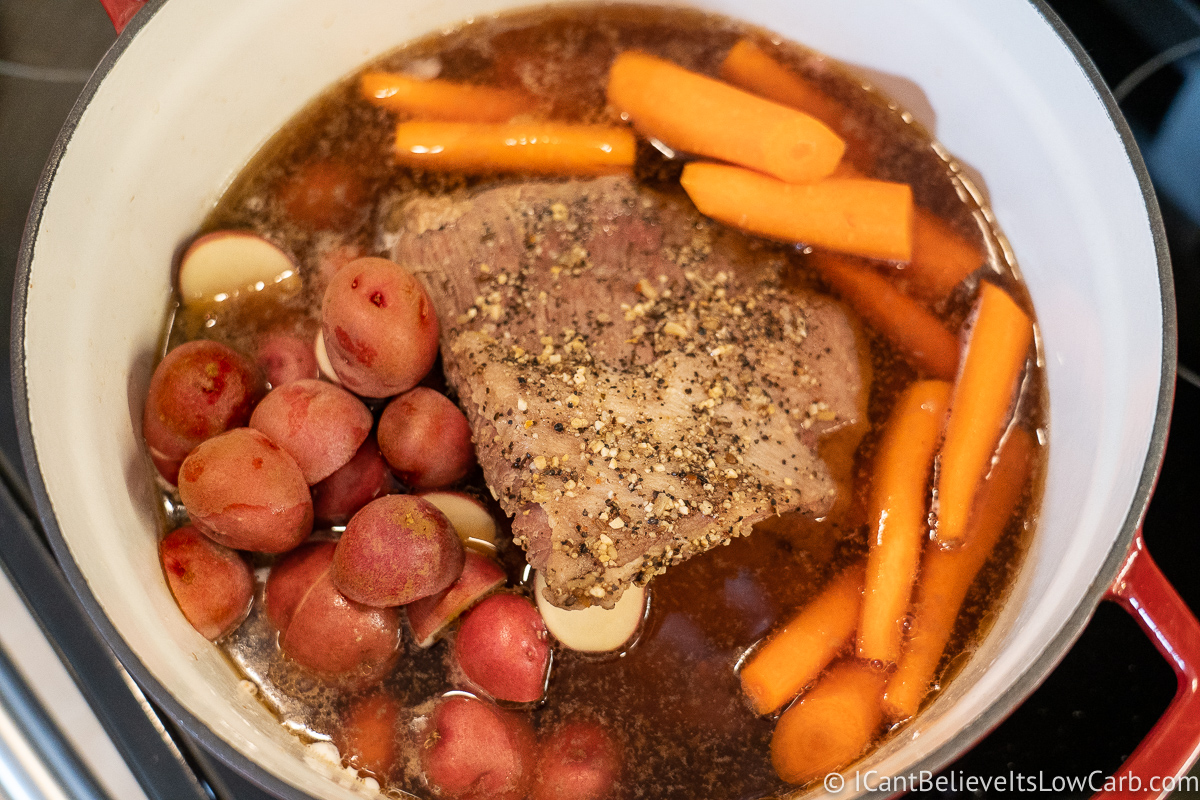 Adding Vegetables to Corned Beef