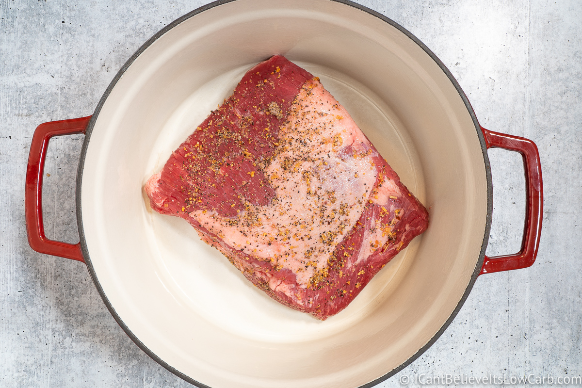 Putting Corned Beef in a Dutch Oven