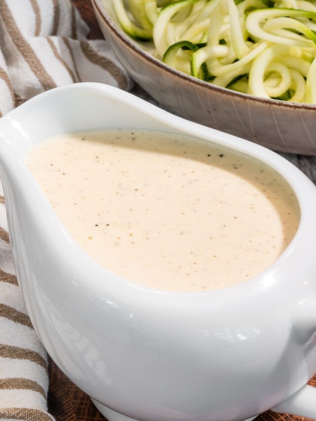 Delicious and Creamy Keto Alfredo Sauce Story