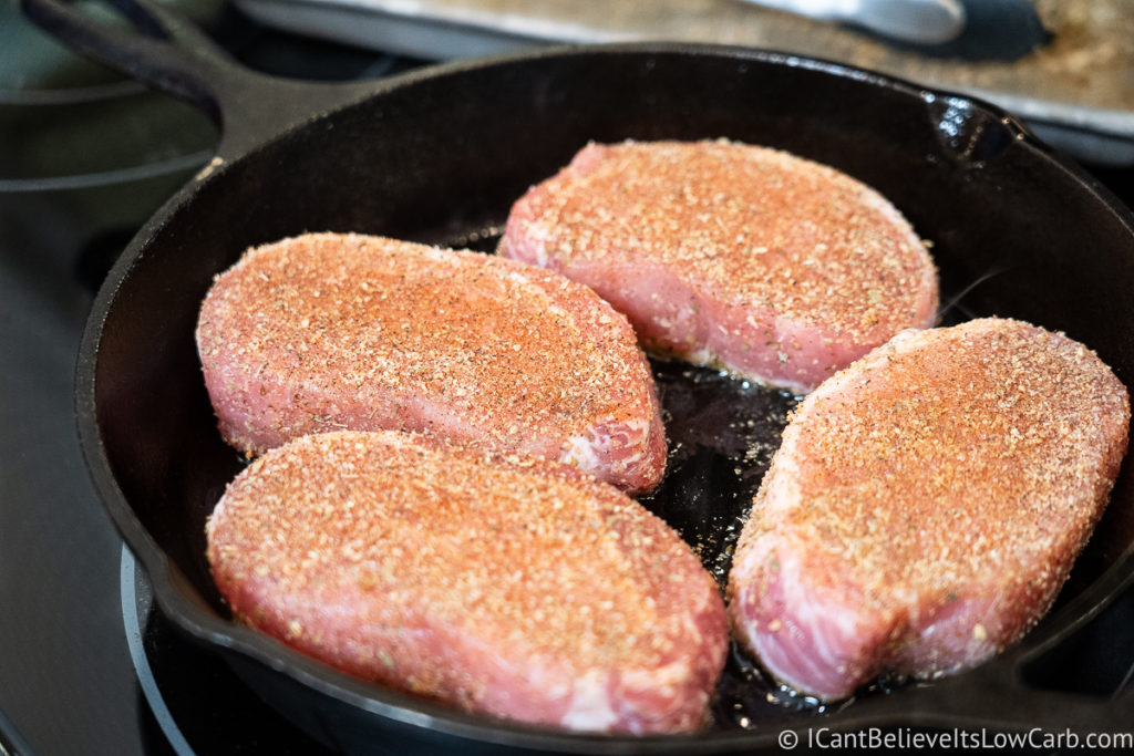 Searing Pork Chops on the stove