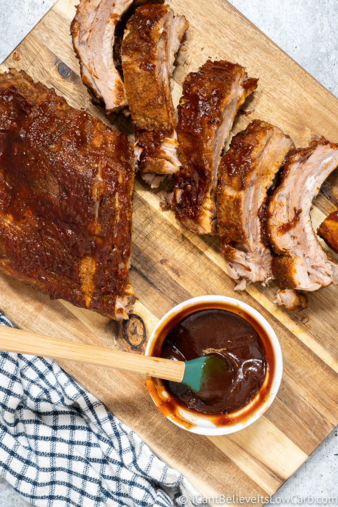Instant Pot BBQ Ribs with BBQ Sauce
