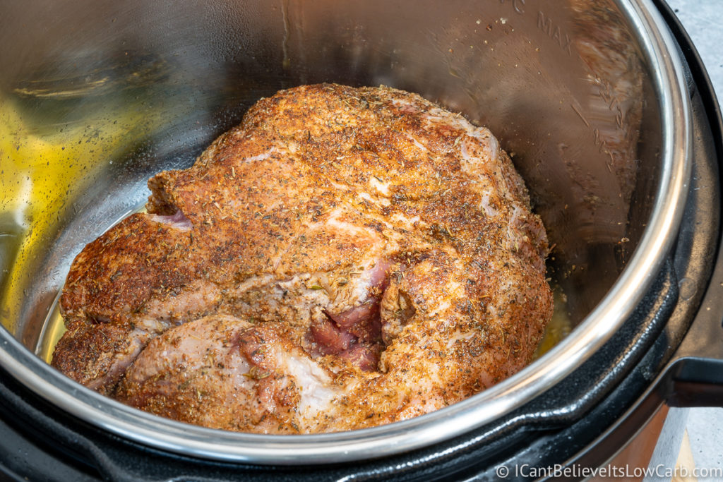Searing Pork Roast in the Instant Pot