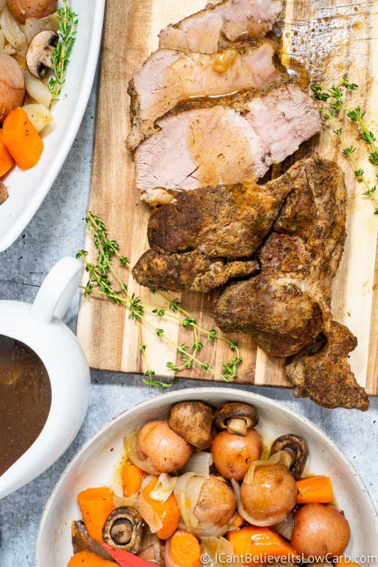 Instant Pot Pork Roast Recipe (with Gravy & Vegetables)