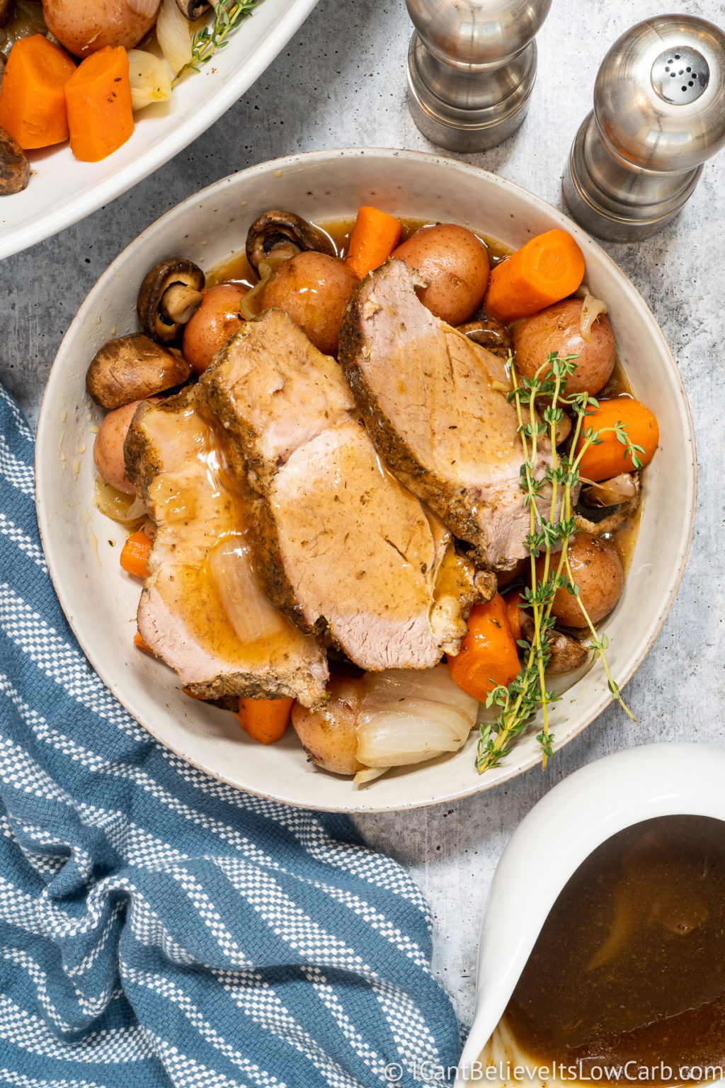 Instant Pot Pork Roast Recipe (with Gravy & Vegetables)