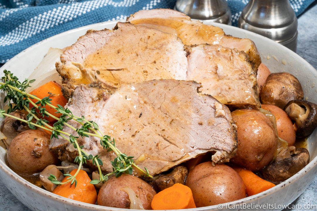 Instant Pot Pork Roast Recipe (with Gravy & Vegetables)