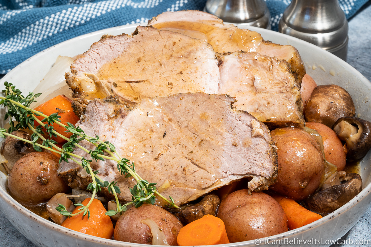 Instant pot pork tenderloin best sale potatoes carrots