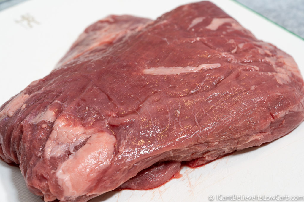 Beef on a cutting board