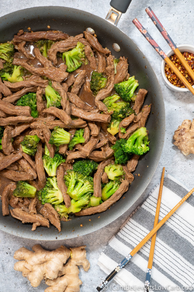 Low Carb Beef and Broccoli Stir Fry