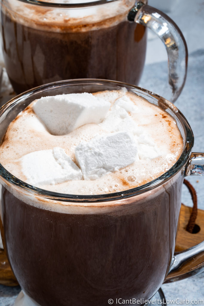 Sugar-Free Marshmallows in hot chocolate