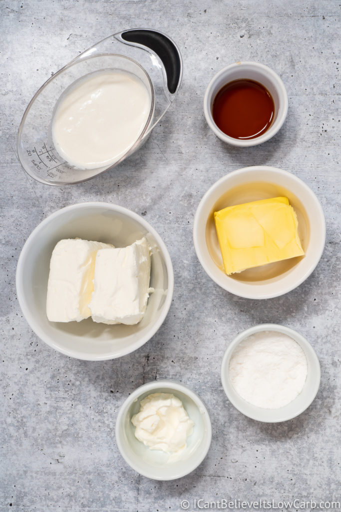 Cheesecake Fat Bombs Ingredients