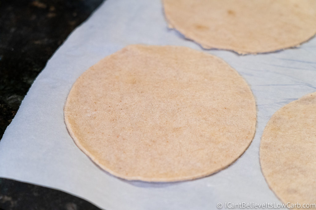 Coconut Flour Tortillas before cooking