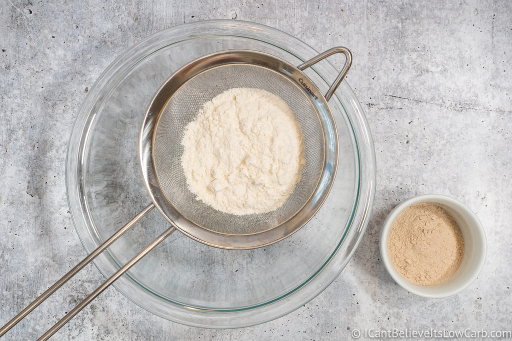 Sifting Coconut Flour