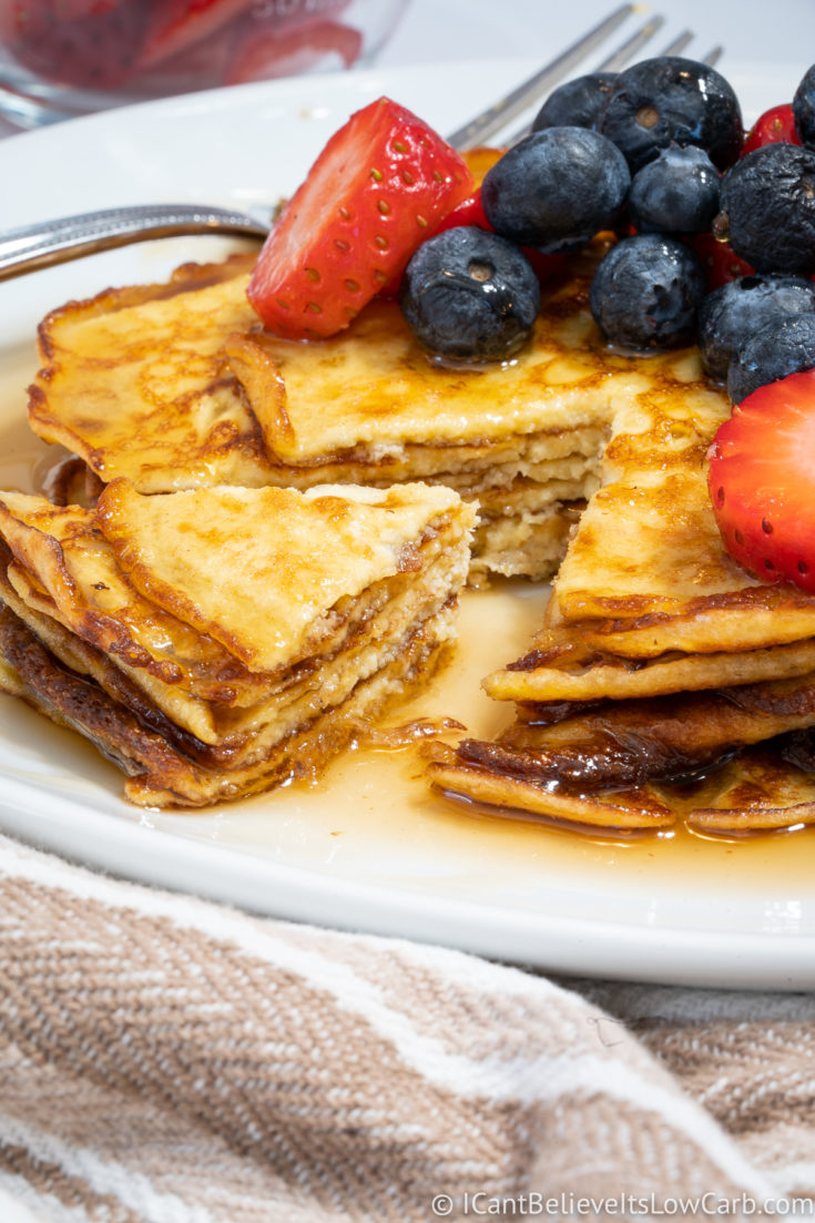 Fluffy Cream Cheese Pancakes Recipe Keto & Low Carb