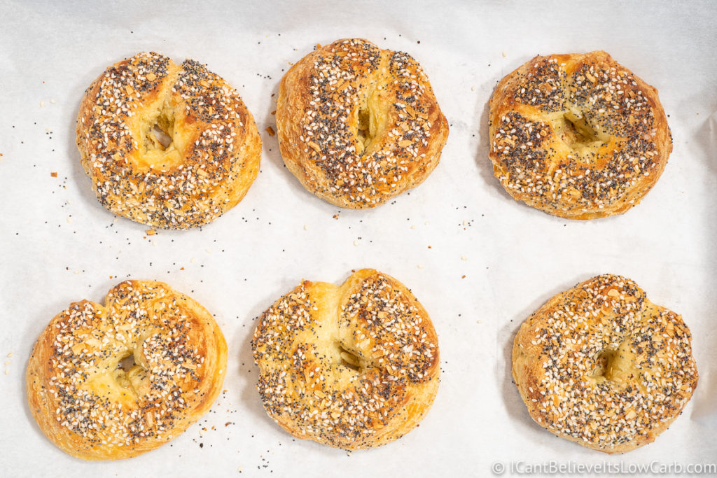 Cooked Low Carb Keto Bagels