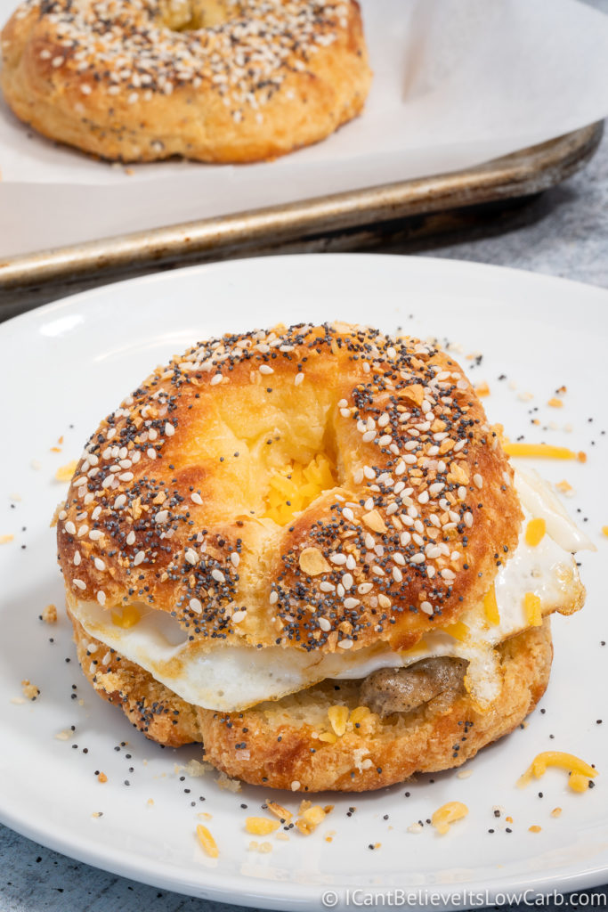 Low Carb Keto Bagels with Almond Flour Recipe