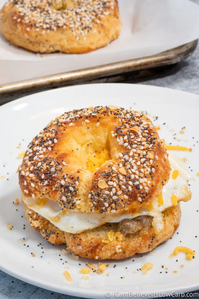 Low Carb Keto Bagels with Almond Flour Recipe