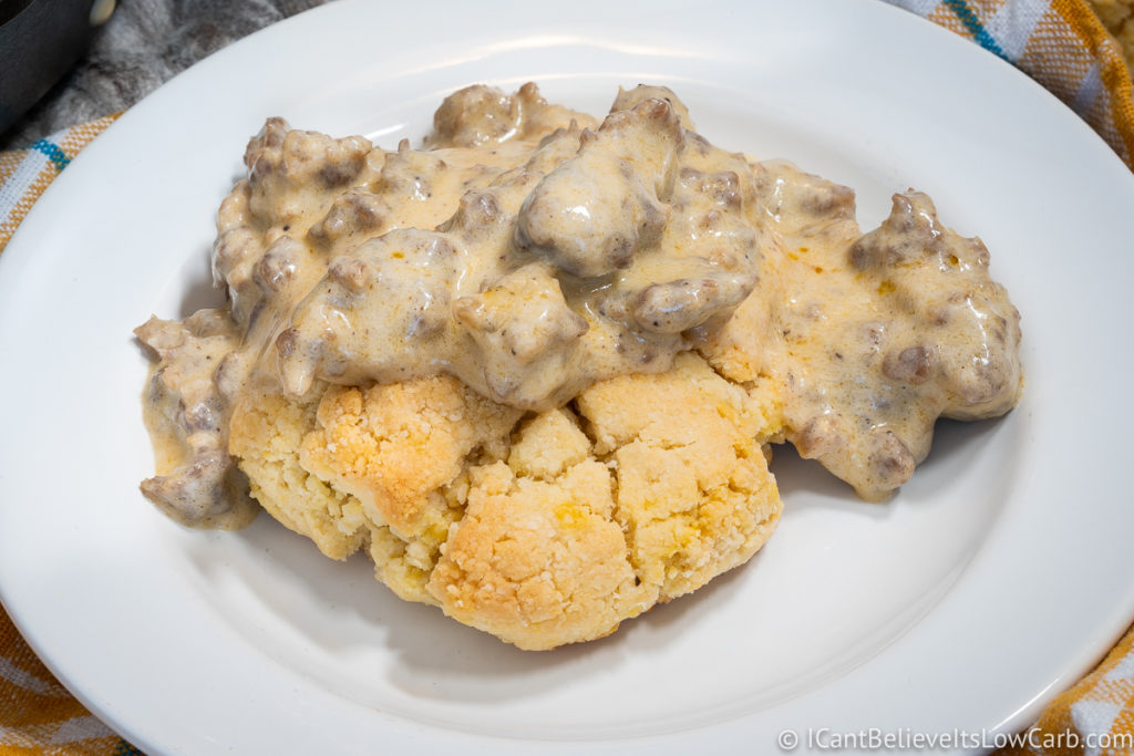 Keto Biscuits and Gravy Recipe